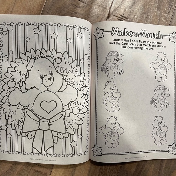 New Set of 3 Care Bear Activity/Coloring Books - Picture 6 of 16